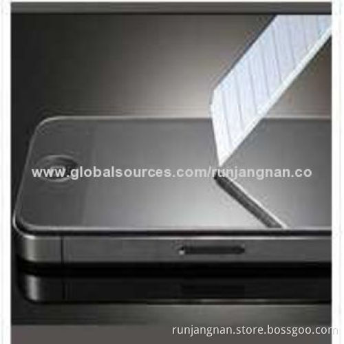 0.3mm Tempered-glass Screen Protector for iPhone 4/4S, HD, 9H, Rounded Borders, Smooth Edge